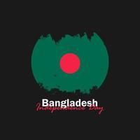 vector van onafhankelijkheidsdag met vlaggen van bangladesh.