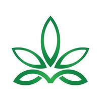 marihuana of hennep blad ontworpen in grafisch vector formaat.