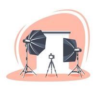 foto studio tafereel vector