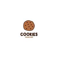 vector koekjes logo ontwerp concept illustratie idee