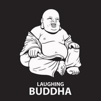 lachend Boeddha vector illustratie
