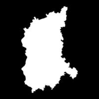 lubusz woiwodschap kaart, provincie van Polen. vector illustratie.