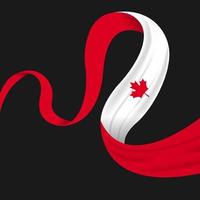 gelukkige dag van canada, onafhankelijkheidsdag van canada. vector illustratie