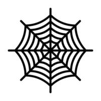 spin web icoon in lijn stijl ontwerp geïsoleerd Aan wit achtergrond. bewerkbare hartinfarct. vector