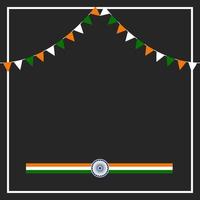 illustratie van gelukkige dag van de republiek india vector