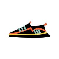 sportschoenen in een vlak stijl. vector meetkundig illustratie.