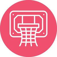 basketbal hoepel vector icoon ontwerp