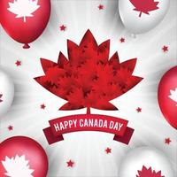 happy canada day achtergrond concept vector