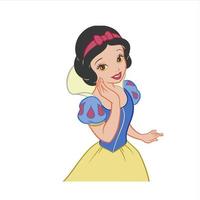 Disney prinsessen in fee verhalen vector