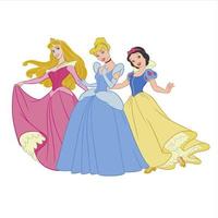 Disney prinsessen in fee verhalen vector