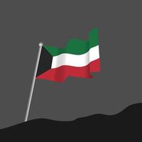 viering van de nationale feestdag van Koeweit vector