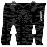 drukklare sublimatie motorcross broek ontwerp vector