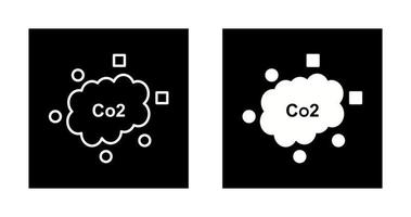 koolstofdioxide vector icoon