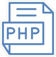 php vector icoon stijl