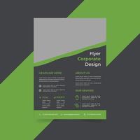 zakelijke folder poster brochure Hoes een bladzijde lay-out ontwerp sjabloon in a4 maat.jaarlijks verslag doen van vector illustratie.
