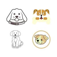 hond logo vector ontwerp icoon