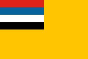 gemakkelijk vlag van manchukuo vector