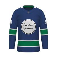 realistisch ijs hockey overhemd van Vancouver, Jersey sjabloon vector