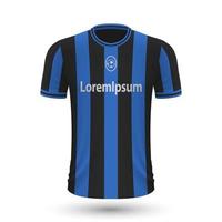 realistisch voetbal overhemd atalanta vector