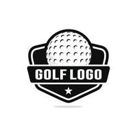 golf logo ontwerp vector