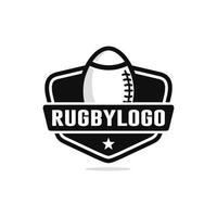 rugby logo ontwerp vector