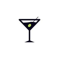 alcohol cocktail vector icoon