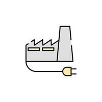 fabriek vector pictogram