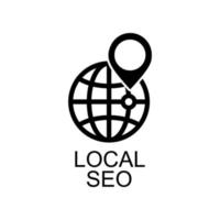 lokaal seo vector icoon