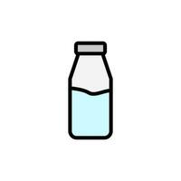 melk, fles vector icoon