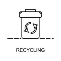 recycling vector icoon
