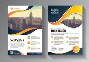 brochureontwerp, omslag moderne lay-out set vector