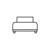 bed vector icoon