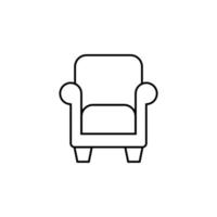 fauteuil vector icoon