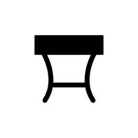 tafel glyph vector icoon