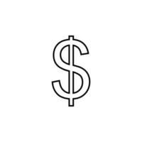 dollar vector pictogram