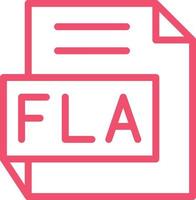 fla vector icoon ontwerp