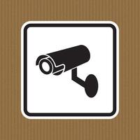 cctv beveiligingscamera symbool teken, vector illustratie, isoleren op witte achtergrond label .eps10