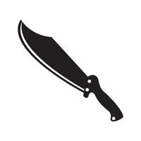 machete icoon symbool, illustratie ontwerp sjabloon vector