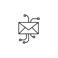 e-mail, communicatie vector icoon