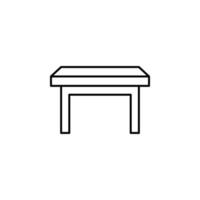 picknick tafel vector icoon