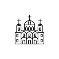 Russisch, cultuur, Christendom, kerk vector icoon