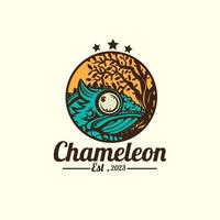 logo kameleon vector sjabloon illustratie