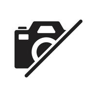 camera pictogram vector