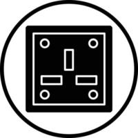 muur stopcontact vector icoon ontwerp