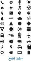 pictogrammen en symbolen vrij vector