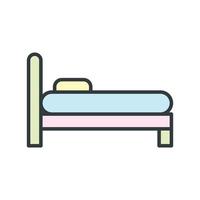 bed icoon vector ontwerp Sjablonen