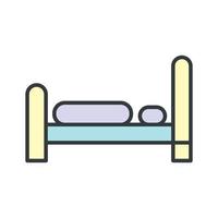 bed icoon vector ontwerp Sjablonen