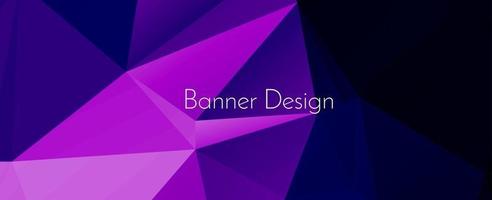 moderne stijlvolle abstracte geometrische elegante banner patroon achtergrond vector