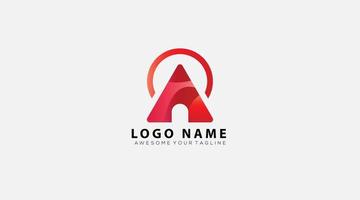 creatief logo vector ontwerp, driehoek logo