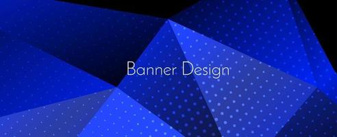 moderne stijlvolle abstracte geometrische elegante banner patroon achtergrond vector